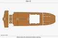 EVA Foam Cockpit Swim Platform Pad for Mako 26