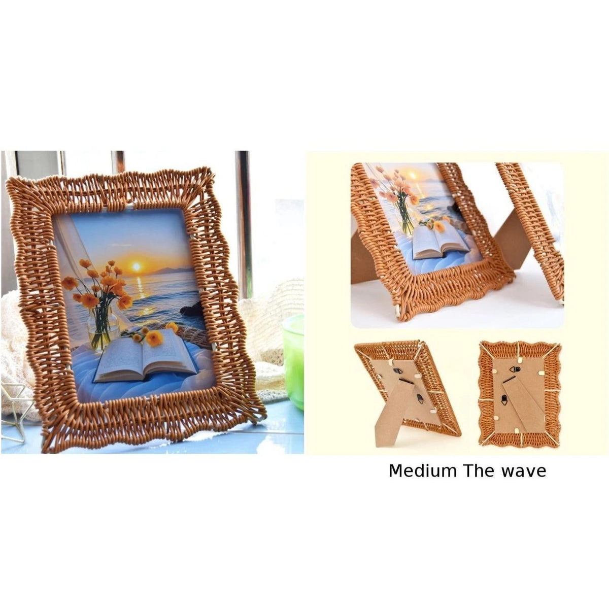 Rattan Frames for Indoor Decoration (Boho Style)