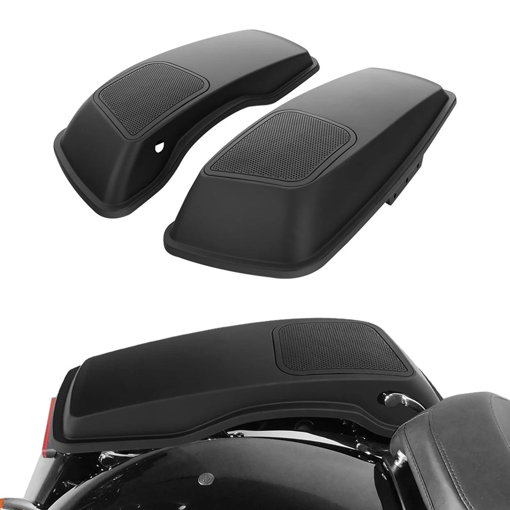 Matte Hard Saddlebag Lid Speaker Grills for Harley Touring (2014–2023)
