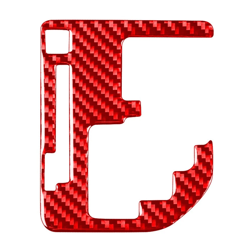 Carbon Red Interior Gear Shift Panel Cover Trim for Toyota Tundra (2014–2021)