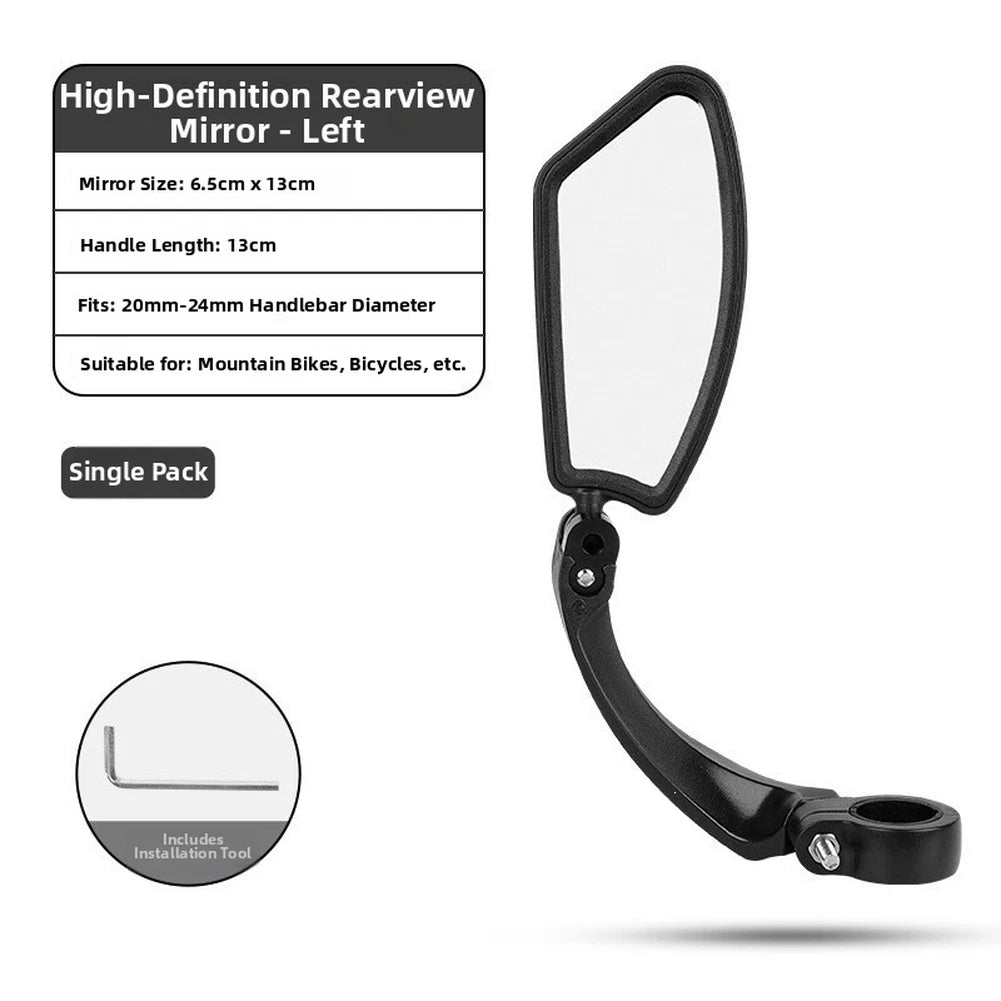 Rearview Mirror for Bike (2010–2023) - Anti Shock Design, ABS Body