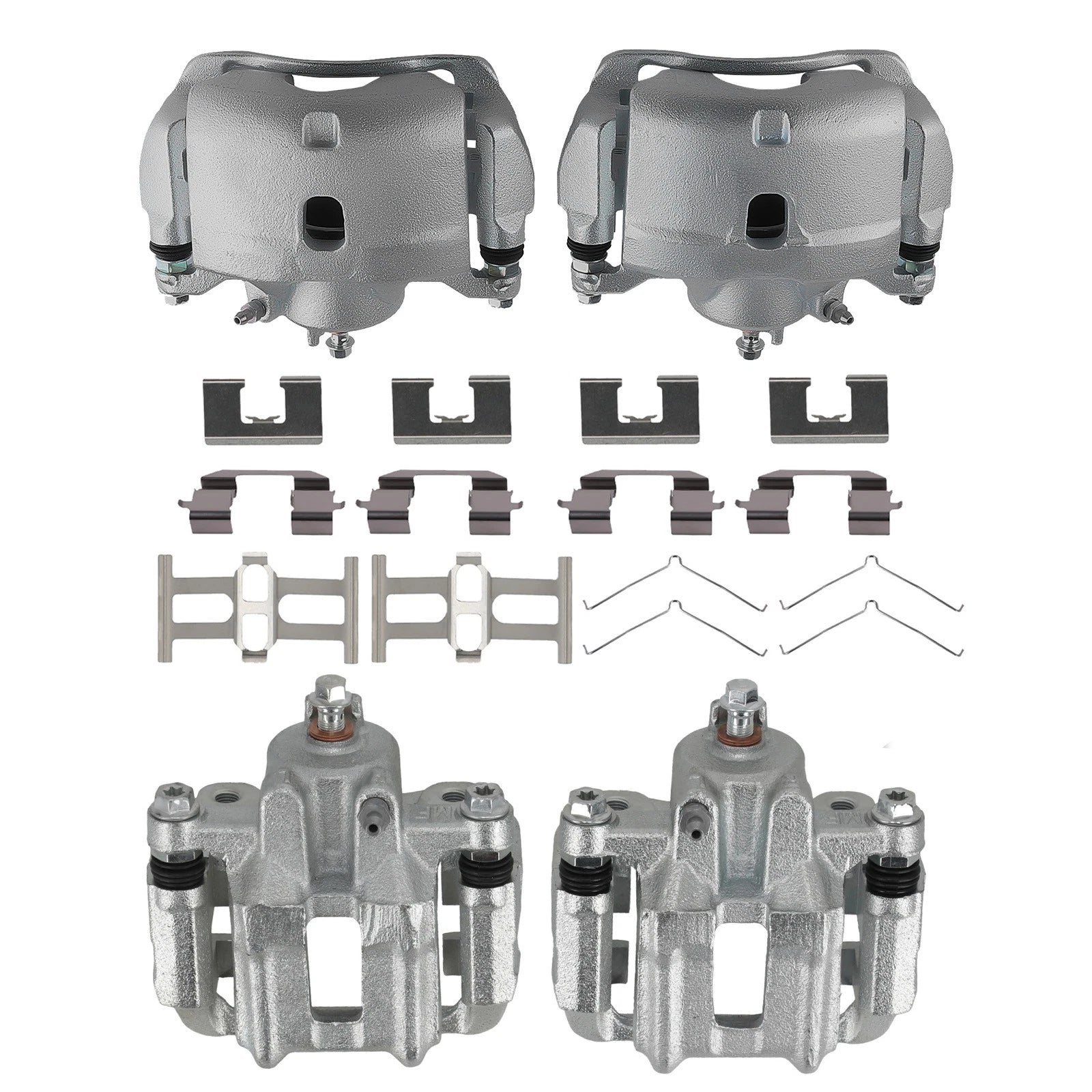 Disc Brake Caliper Full Set for Honda Element (2003–2011) Front + Rear