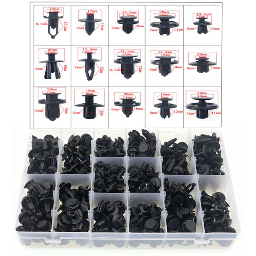 Set of 20 Bumper Clips for Various Vehicles (Universal Fit)
