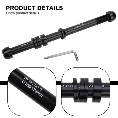 12x142-148mm Thru Axle Skewer for Bike Trainer