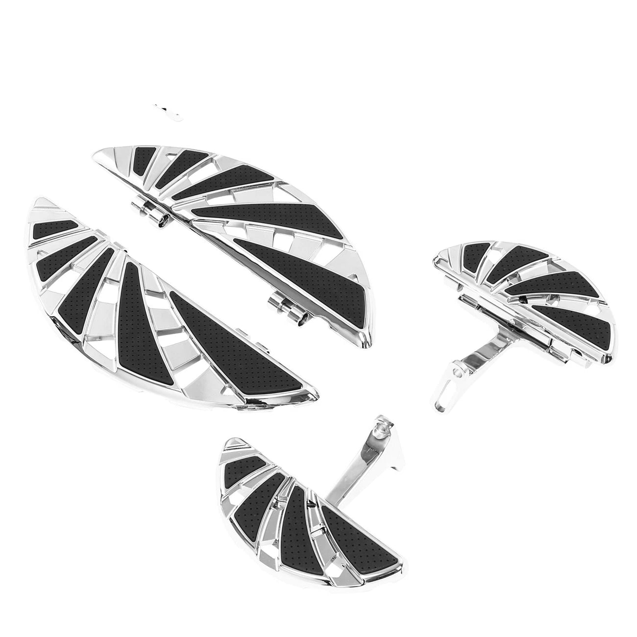 Chrome Floorboards Kit for Harley Road Glide (1993–2025)