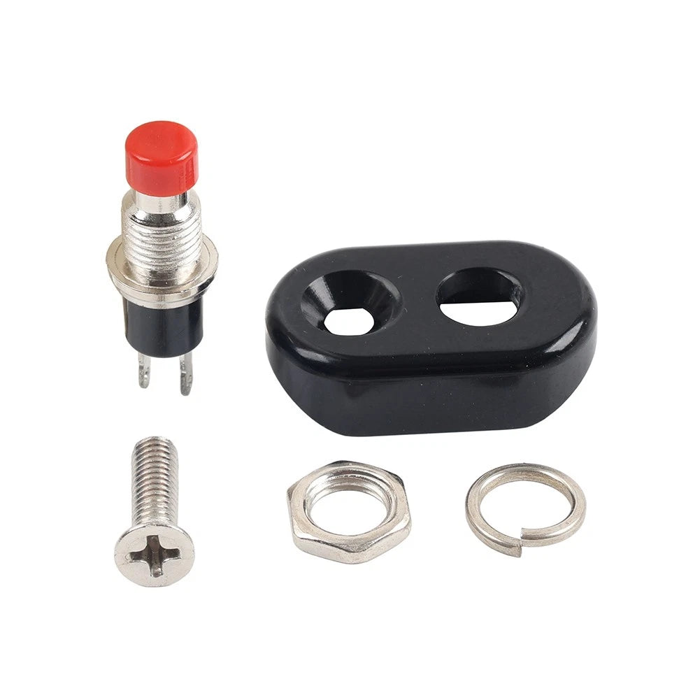 Mini Retro Vintage Motorcycle Push Button Switch For Harley 7/8" 1" Handlebar