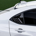 Gloss Black Quarter Window Louvers Vent Cover Trim for Subaru WRX STI (2022–2023)