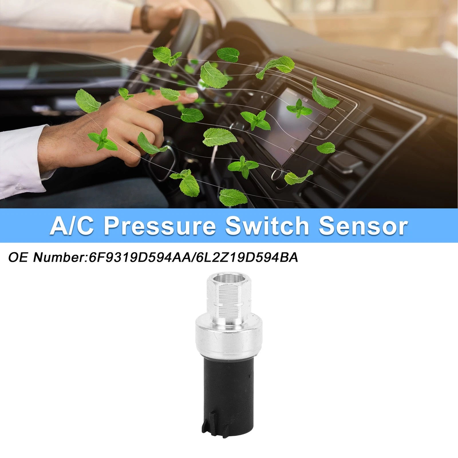 A/C Pressure Switch Sensor Replacement for Ford Edge (2007–2010)