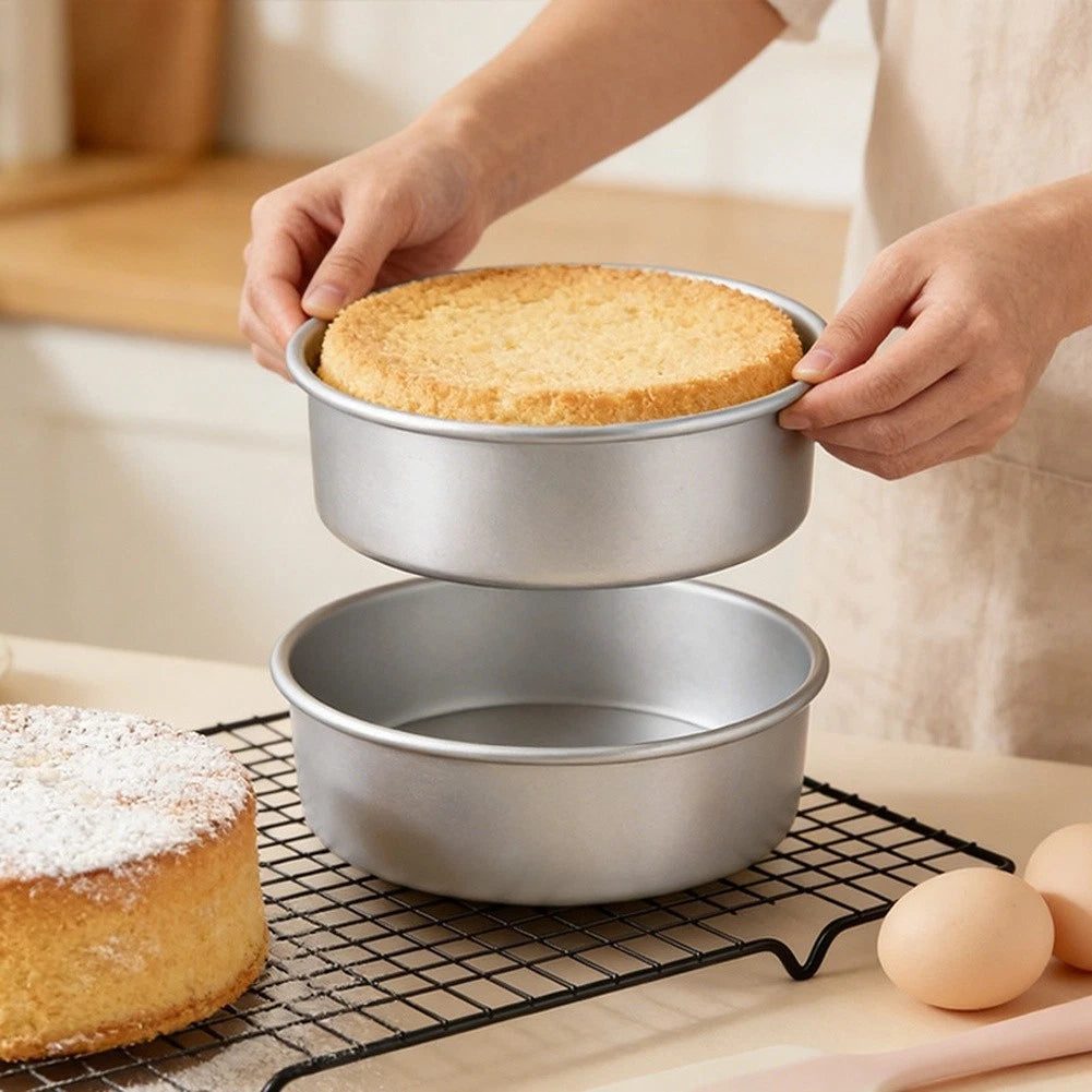Chiffon Cake Pan for Anodized Aluminum Alloy Round Shape Removable Bottom