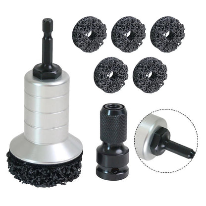 Dual-use Connector Axle Head Grinding Rust Removal Tool Effective Rust Removal