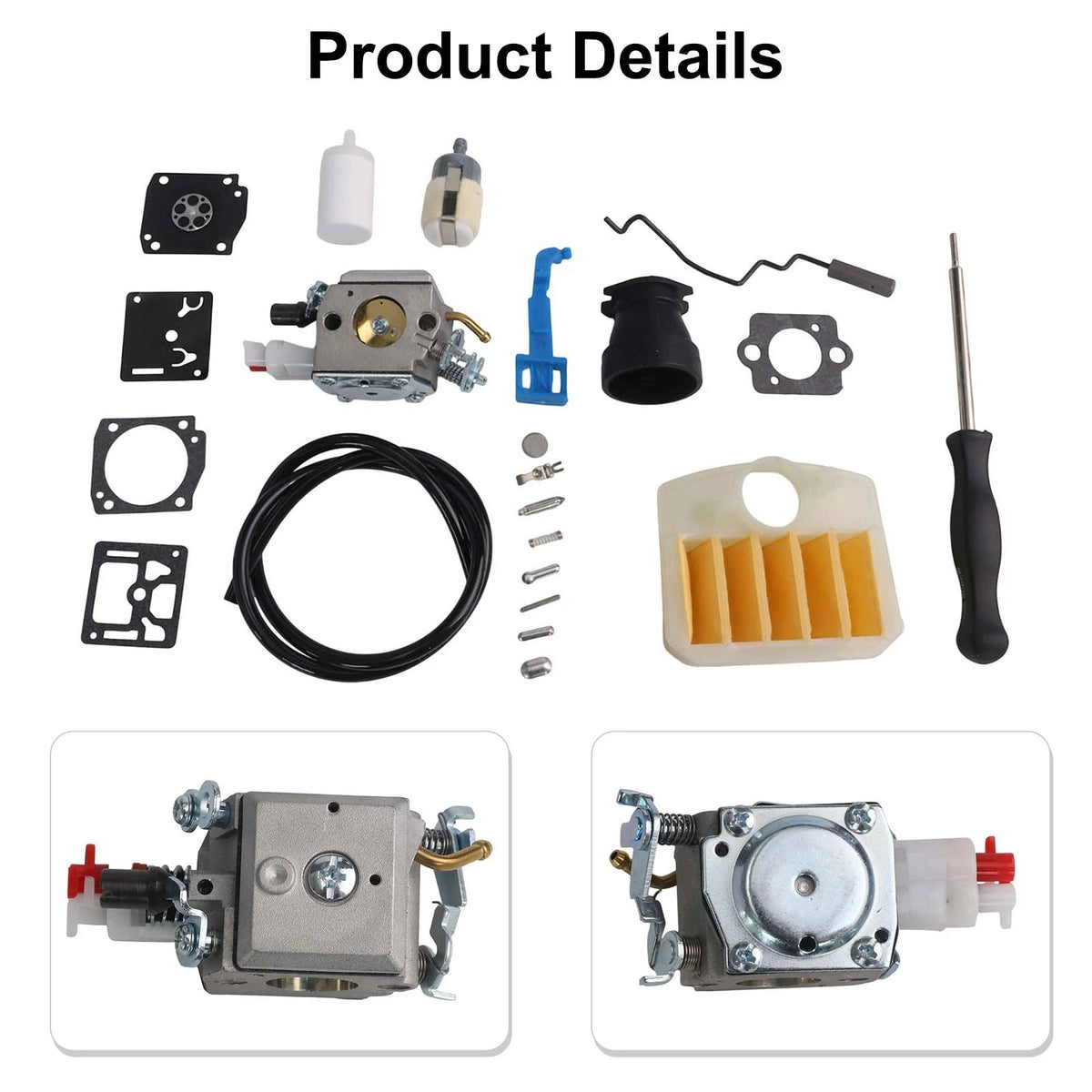 Carburetor Kit for Chainsaw 340, 345 Series (DIY Installation)