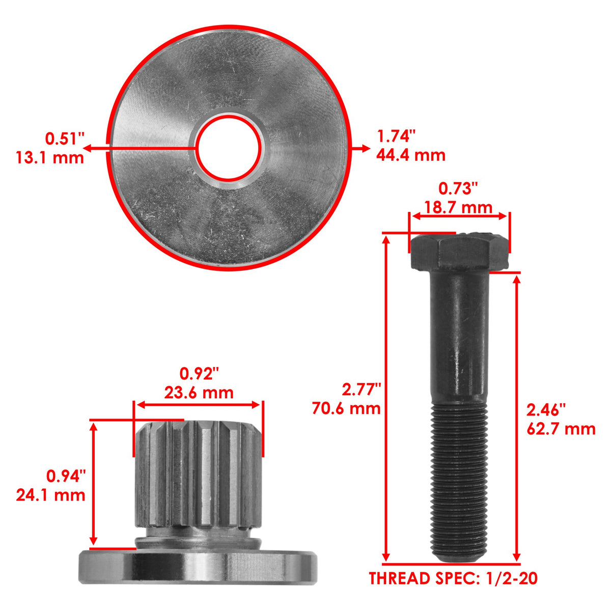Toothed Blades with Bushing for Exmark 60 Inch Deck (2005–2015)