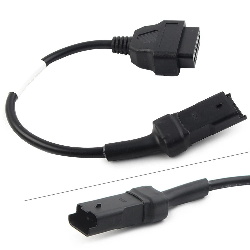 4Pin to 16pin OBD2 Adapter Plug Cable Diagnostic Connector For Ducati 696 796
