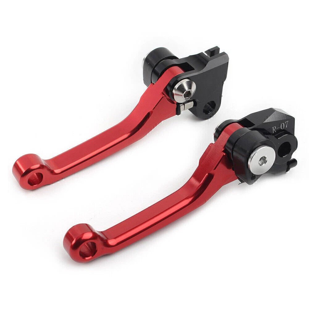 Brake Clutch Levers Pivot for Honda CRF250R CRF450R (2007–2022) RED