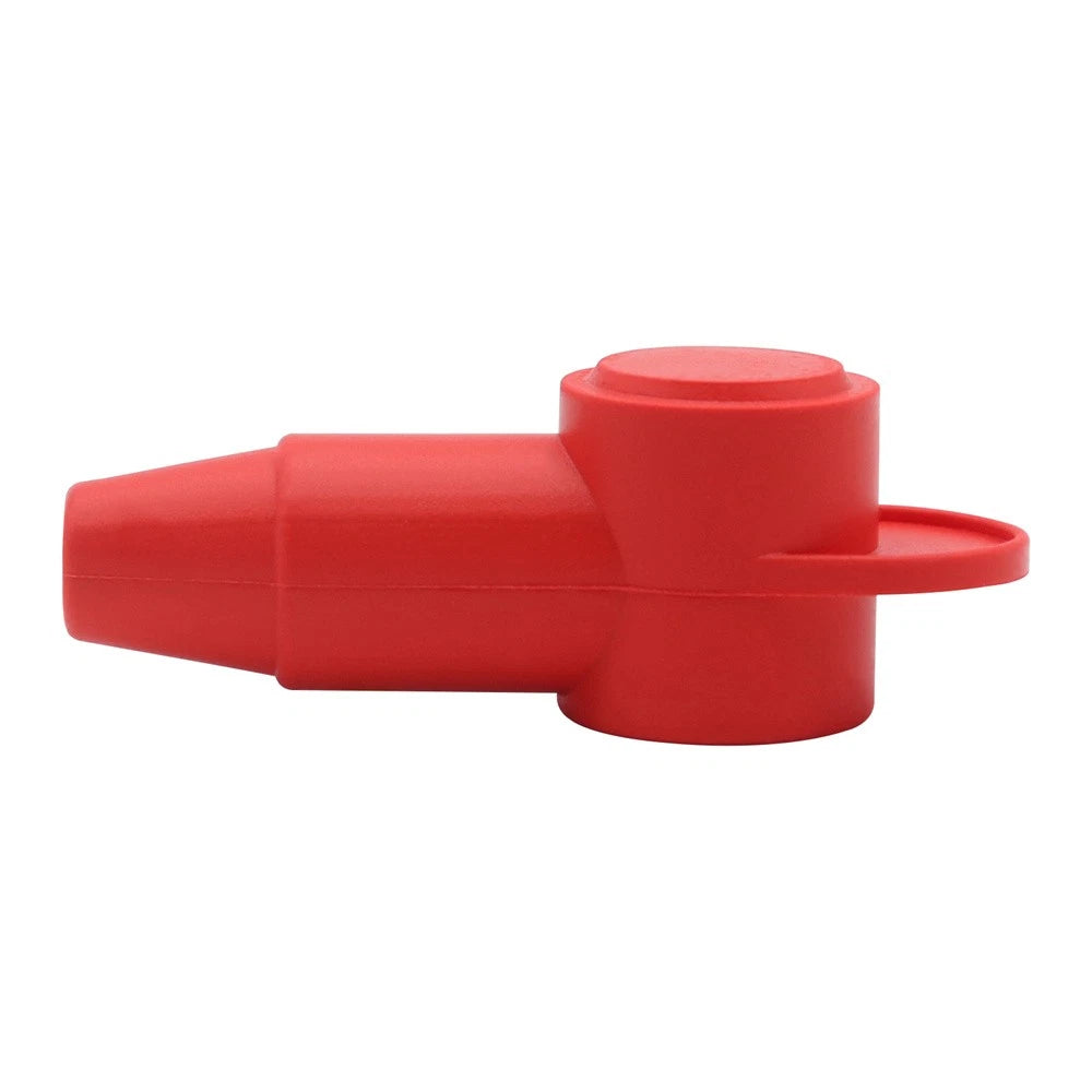 Set of 8 Silicone Battery Terminal Covers - Red & Black