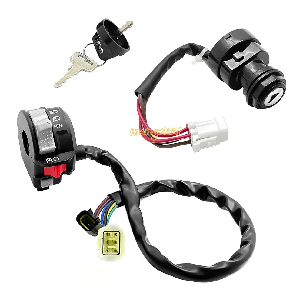 Start Stop Handlebar Switch & Ignition Key Switch for Yamaha YFZ 450 (2004–2005)