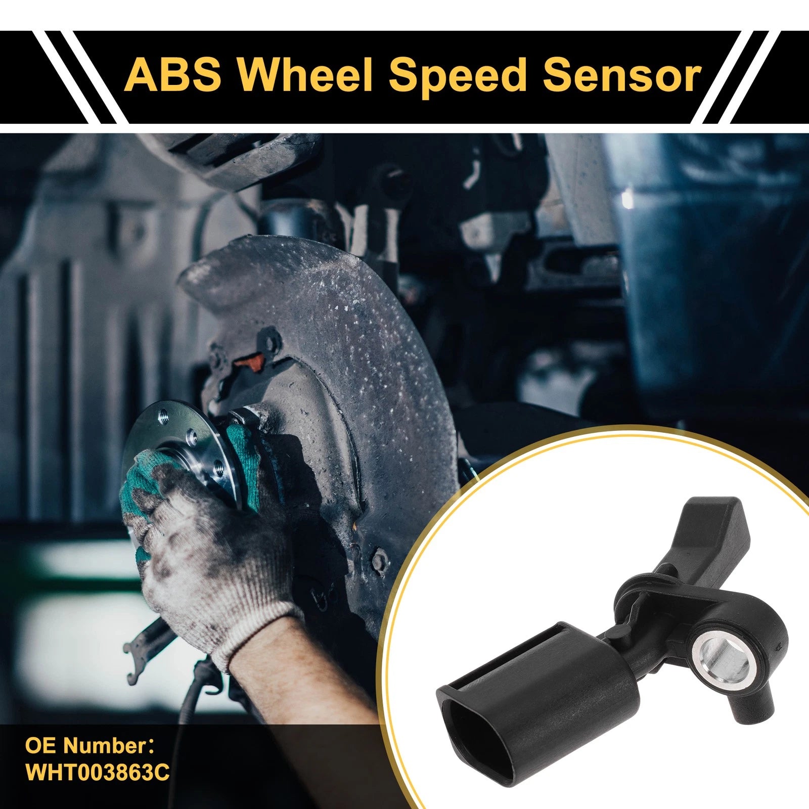 ABS Wheel Speed Sensor WHT003863C for Audi A2 (2000–2005) Left Rear