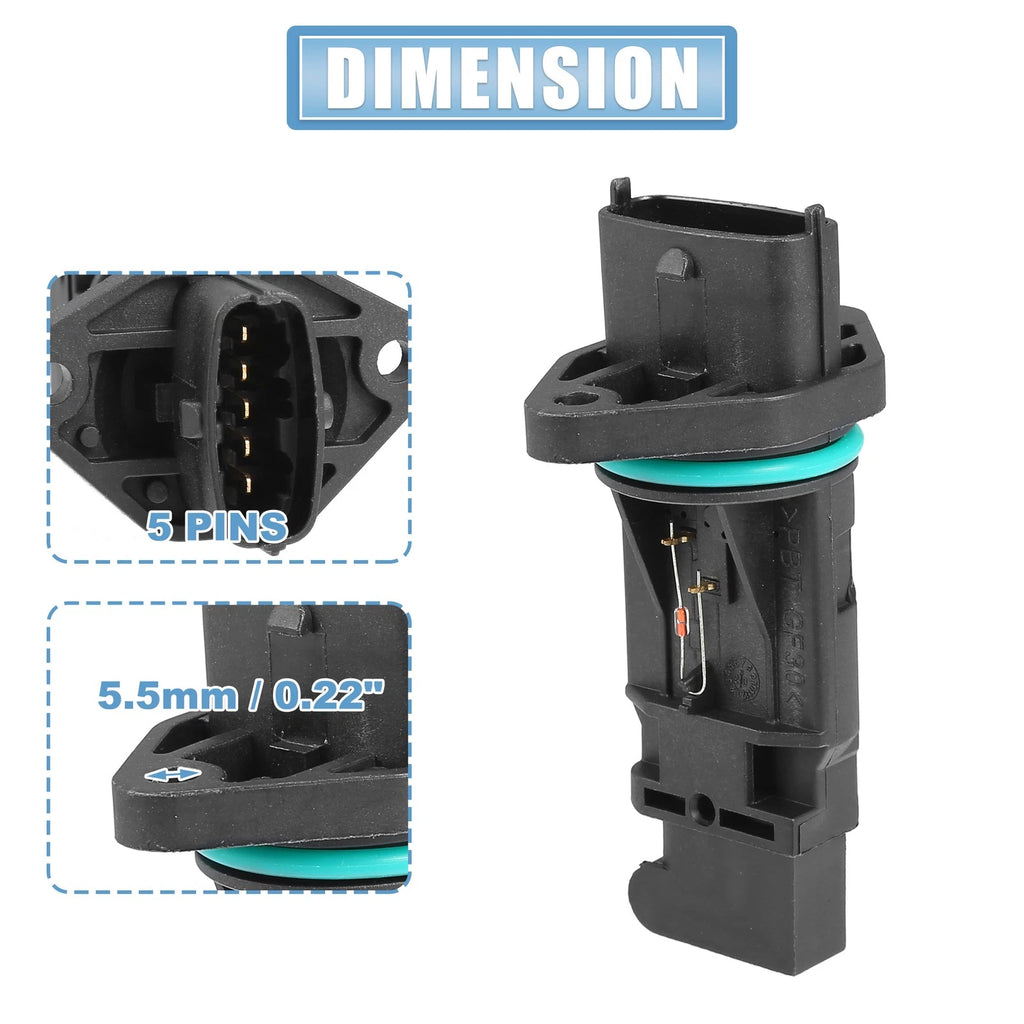 Mass Air Flow Sensor for Volvo S80 (1999–2006) No. 8670112