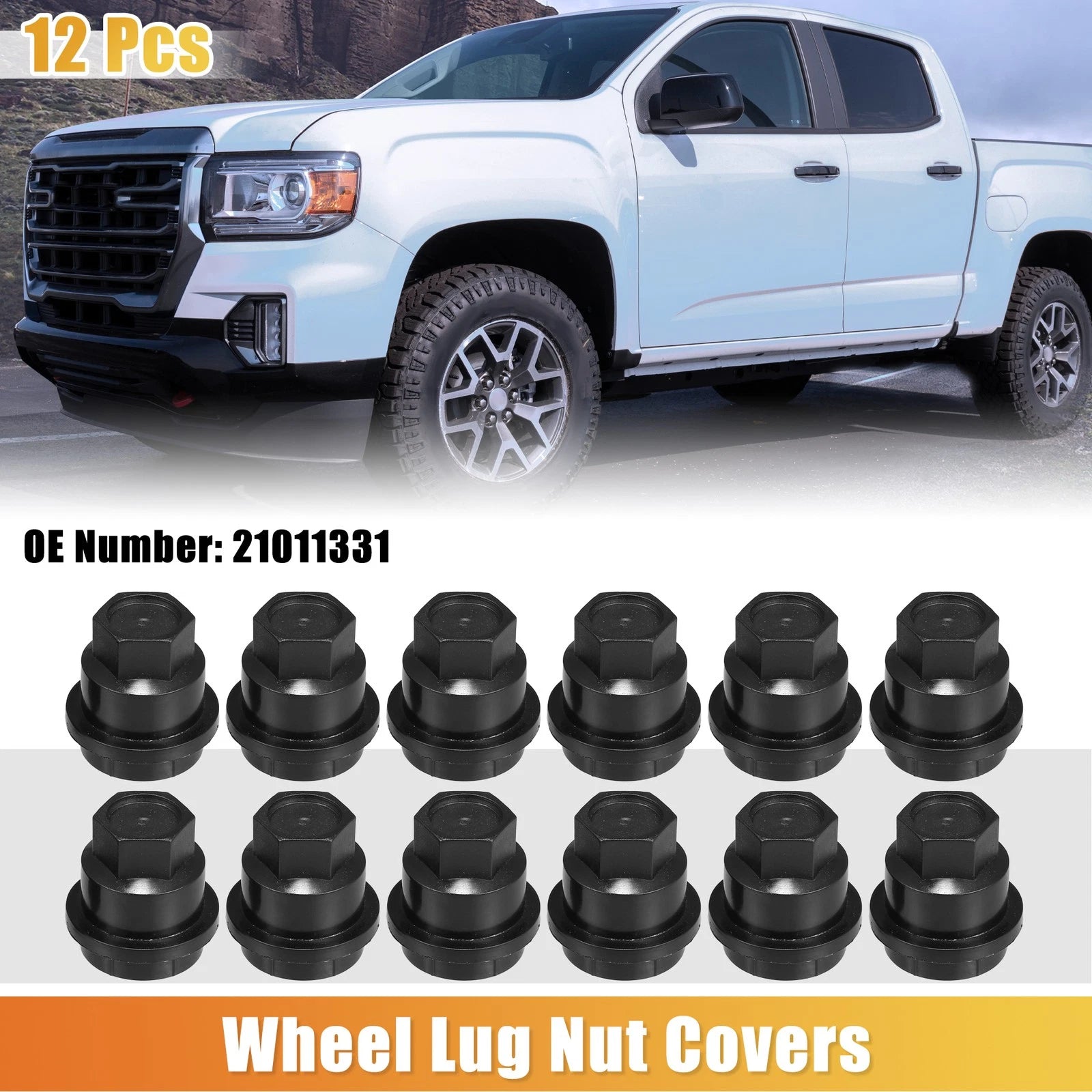 Wheel Lug Nut Covers 24mm Replacement Set for Chevrolet Camaro (1997–2001)