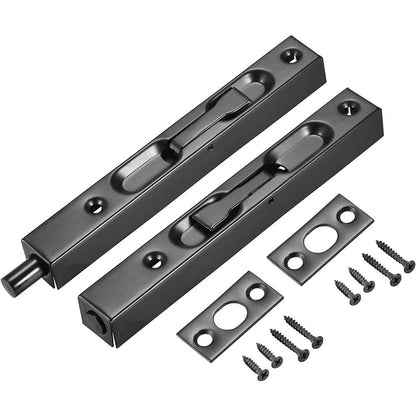 Set of 4 Door Bolt Locks for (Stainless Steel)