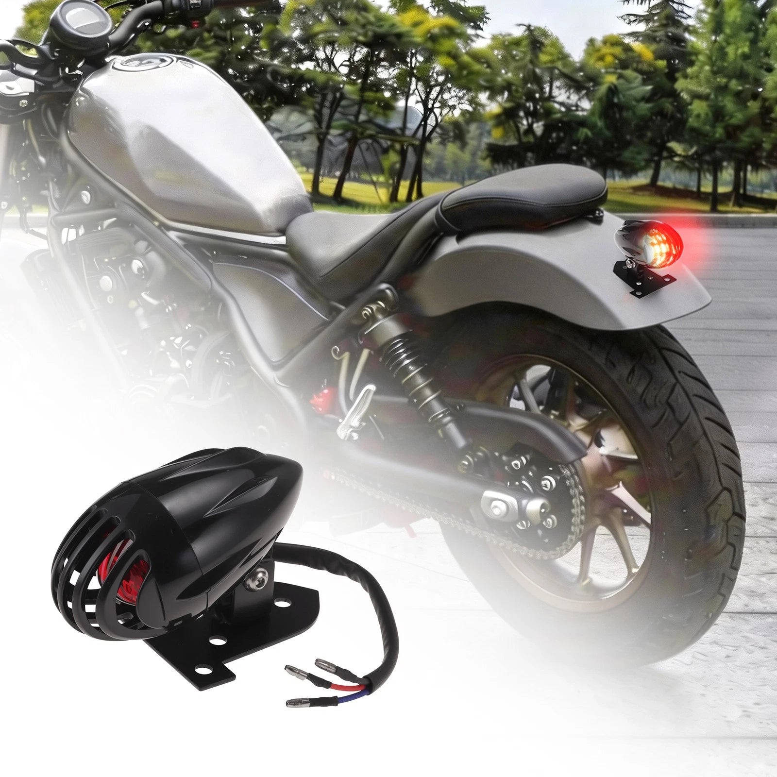LED Tail Light for Motorcycle (12V)
