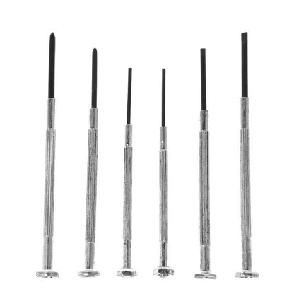 6-in-1 Mini Watch Screwdriver Set for Eyeglasses Repair Tool Kit