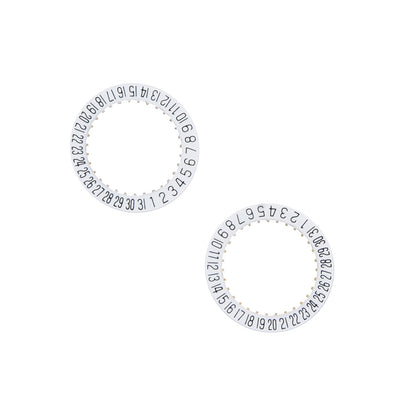 2Pcs Date Indicator Wheel Disc Plate 2557 for ETA 2804-2 2824-2 2892A2