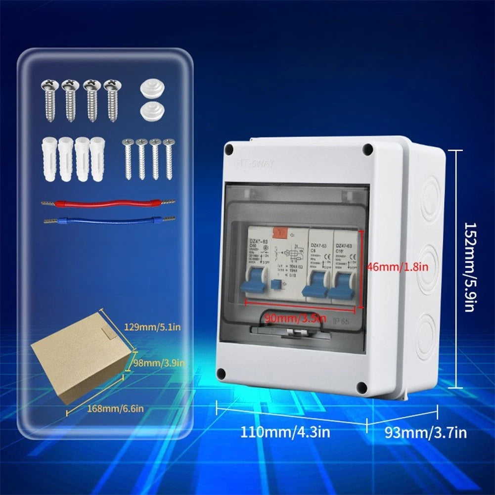 Leakage Protection Distribution Box for IP65 Rated Applications