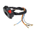 7/8" Handlebar Mount Start Stop Kill On/Off Button for Motorcycle ATV