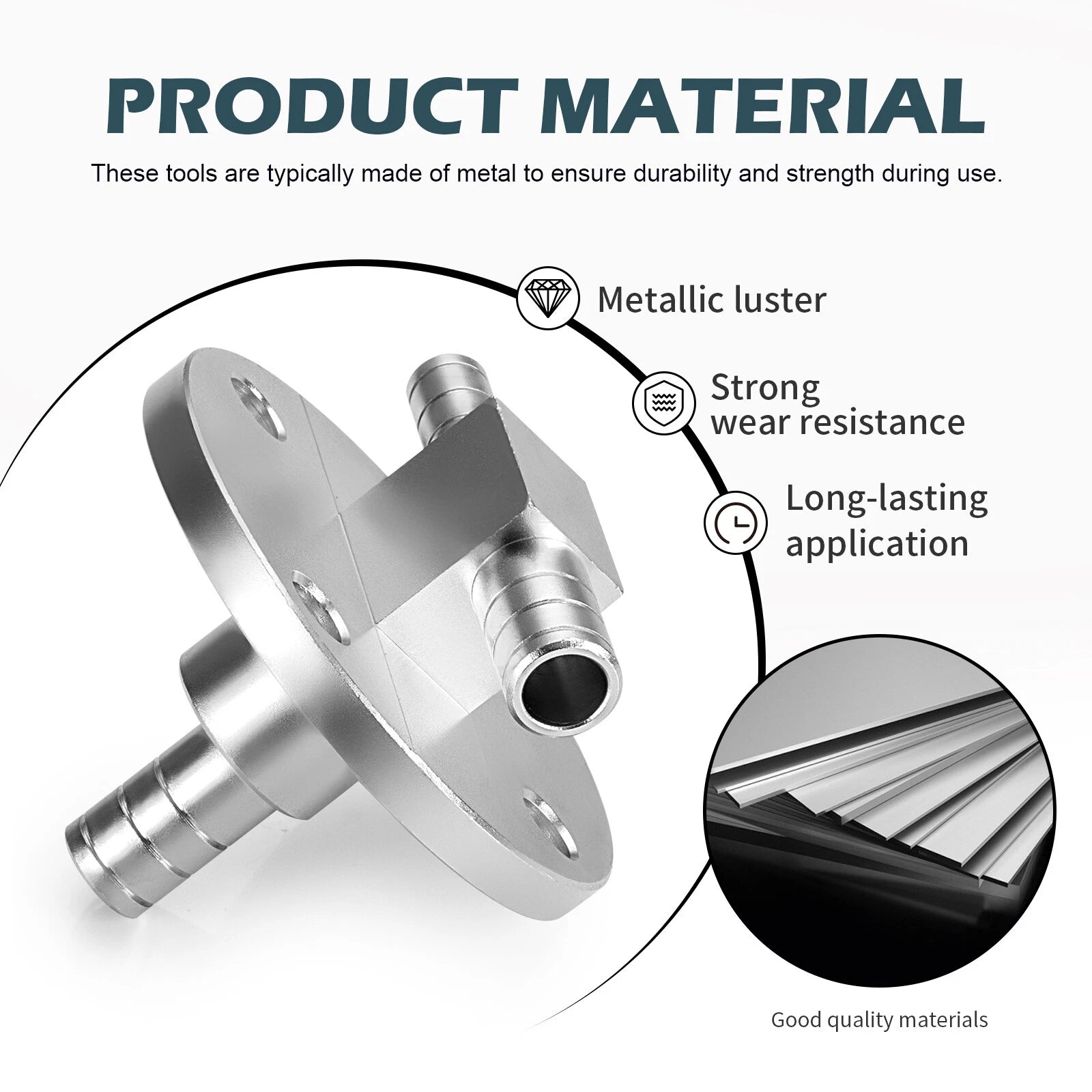 Aluminum Billet Fuel Tank Pipe Joint for Yamaha Rhino 660 (2004–2007)