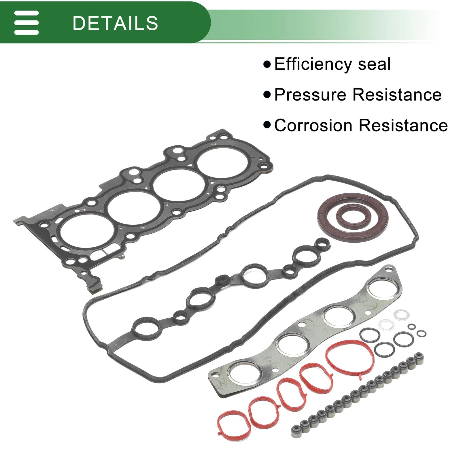 Cylinder Head Gasket Kit Replacement for Hyundai Accent 1.6L (2012–2017)