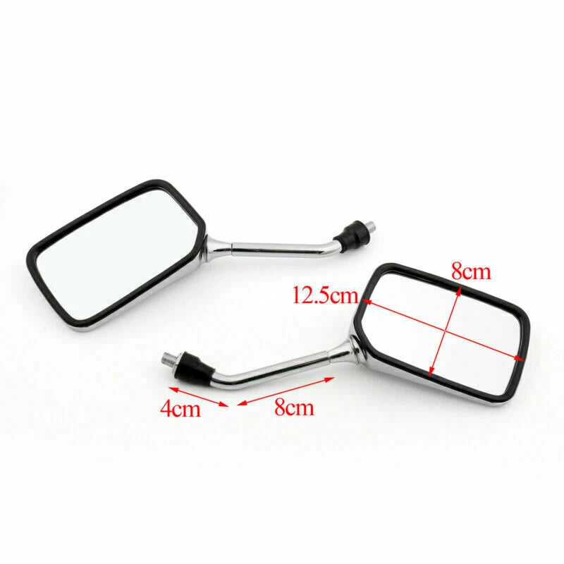 1 Pair Rearview Side Mirrors for Honda CB400 CB750 CB1000 CB1300 (T9)