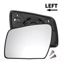 Left Side White Mirror Glass for KIA Soul (2009–2013)