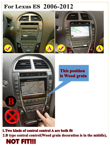 9.7" Android 11 Stereo Radio GPS for Lexus ES Series (2006–2012)