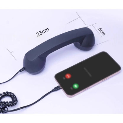 Retro Style USB C Telephone Handset for Mobile Compatibility