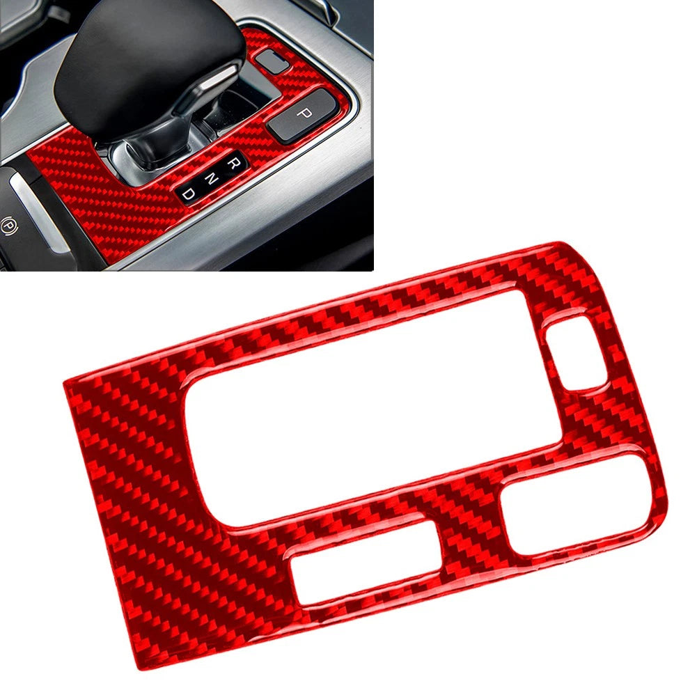 Interior Gear Shift Control Panel Cover Trim Red RHD for Kia Stinger (2018–2023)