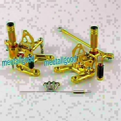 Gold Rearset Set for Kawasaki Ninja ZX10R (2011–2015)