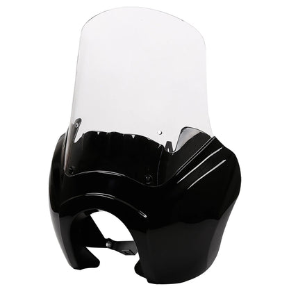 Front Fairing Clear Windshield for Harley Dyna Fat Bob Low Rider (2008–2017)