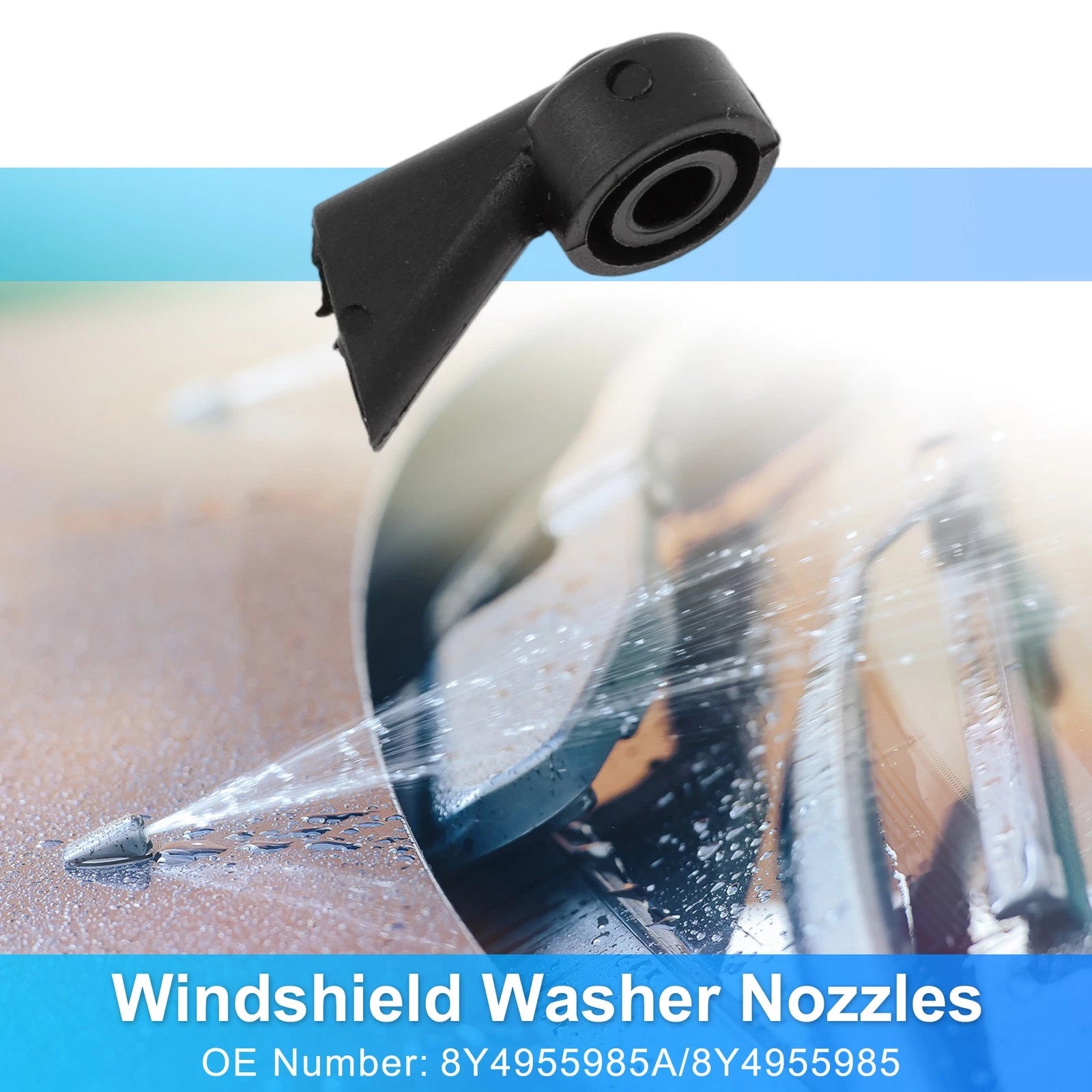 Windshield Washer Nozzle for Audi A3 S3 8Y Sportback (2015–2020) Replacement