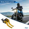 Adjustable Short Brake Clutch Lever Pair for Honda Monkey 125 (2019–2024)