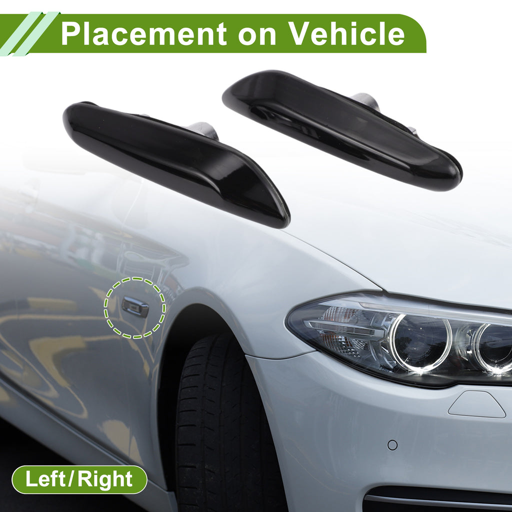 Left Right Side Marker Light Cover Replacement for BMW 3 Series (2002–2005)