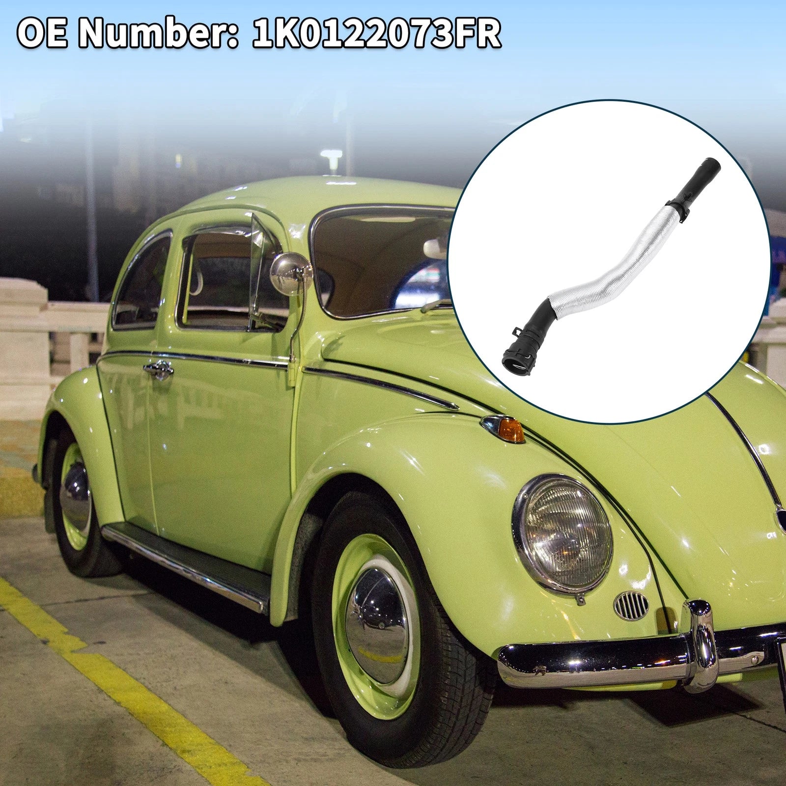 Radiator Hose Coolant Pipe Replacement for Volkswagen Beetle 2.0L (2012–2013)