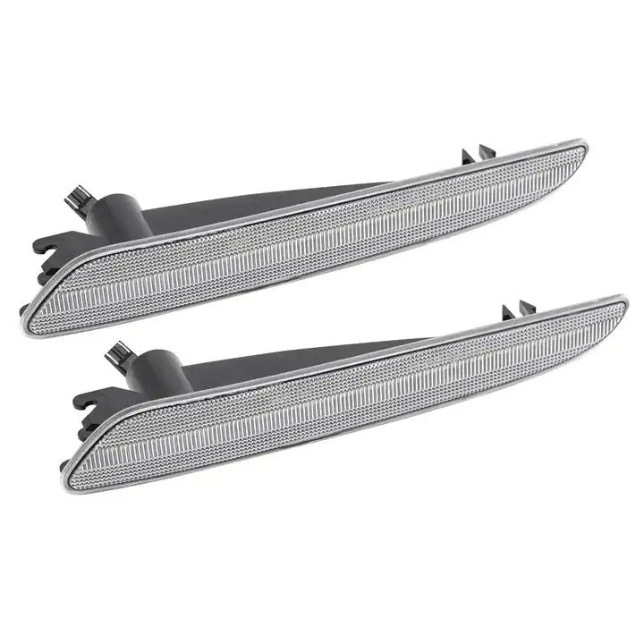 White LED Front Bumper Side Marker Lights for Mercedes Benz W211 E-Class (2007–2009)