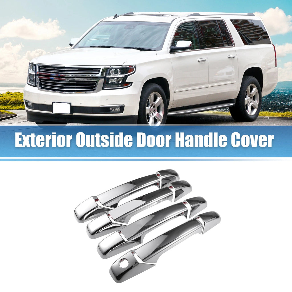 Exterior Door Handle Covers Set Replacement for Chevrolet Silverado 1500 (2007–2013)