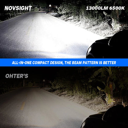 2X 9007 HB5 LED Headlight Bulbs for 6500K 20000LM