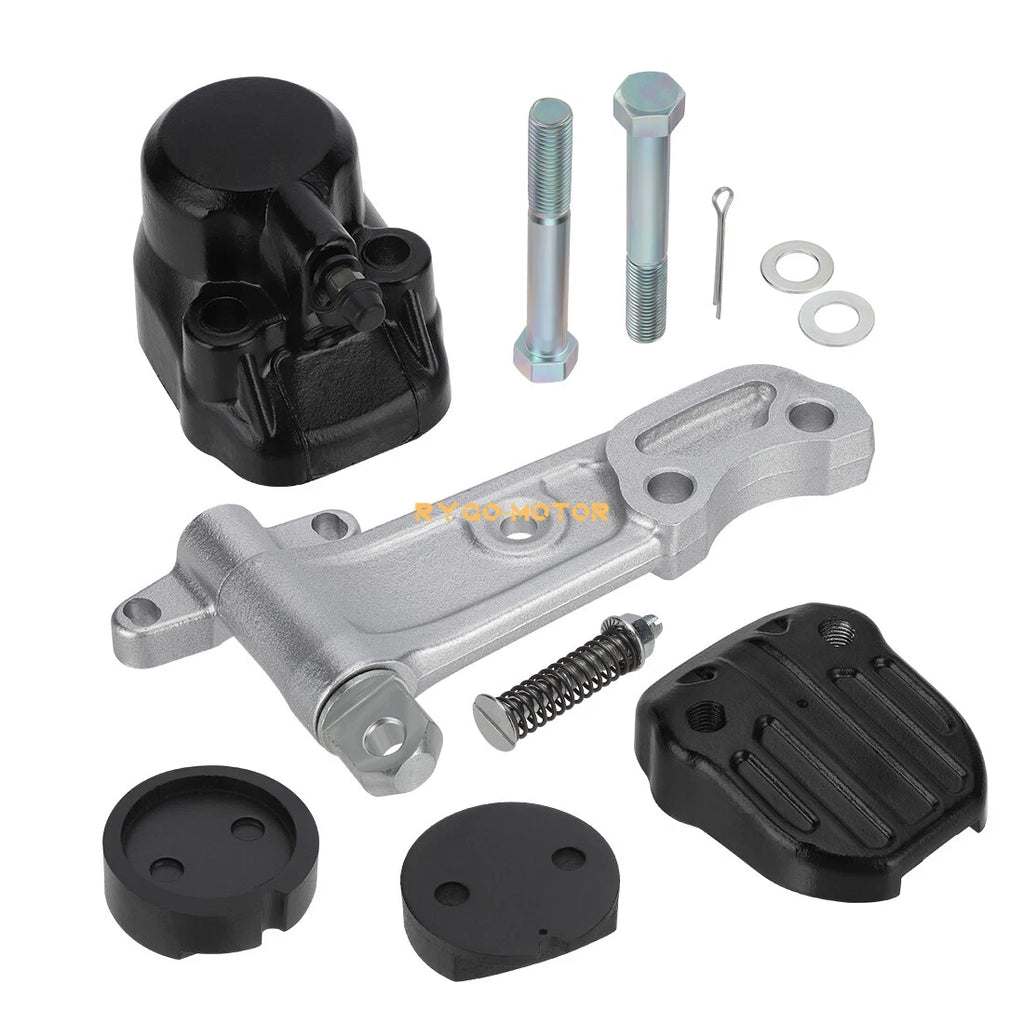 Front Brake Caliper & Holder Kit Assembly w/Pads for Honda CB360/400F/450/500/550 (1974–1978)