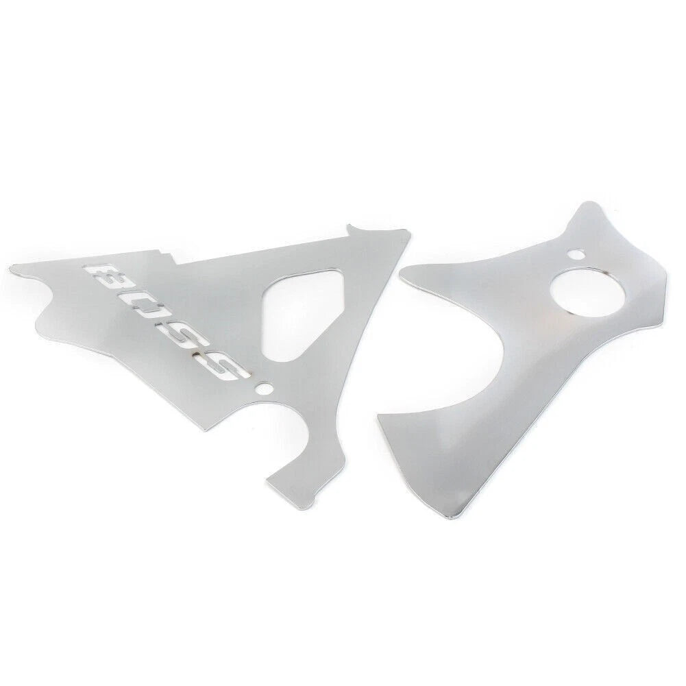 Set of 2 Chrome Engine Side Covers for Suzuki Boulevard M109R