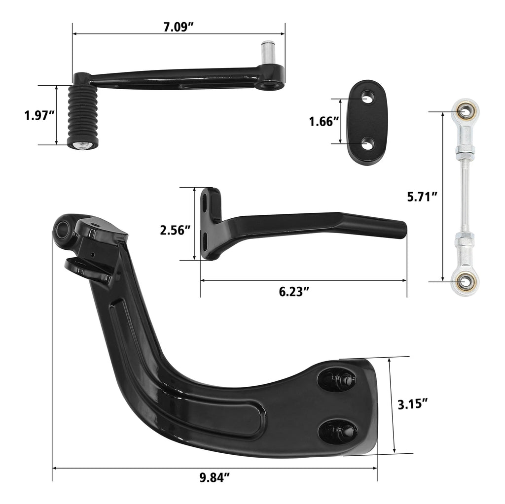 Mid Controls Shift Side Kit for Harley FXFB Sport Glide FLSB (2018–2025)