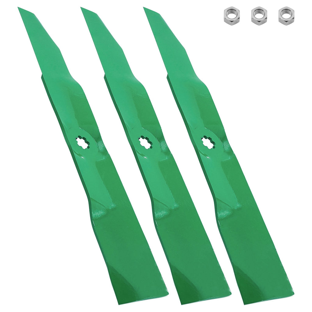 Deck Blade with Nut Replacement for John Deere 54 Inch Mower (190C 2010–2016)