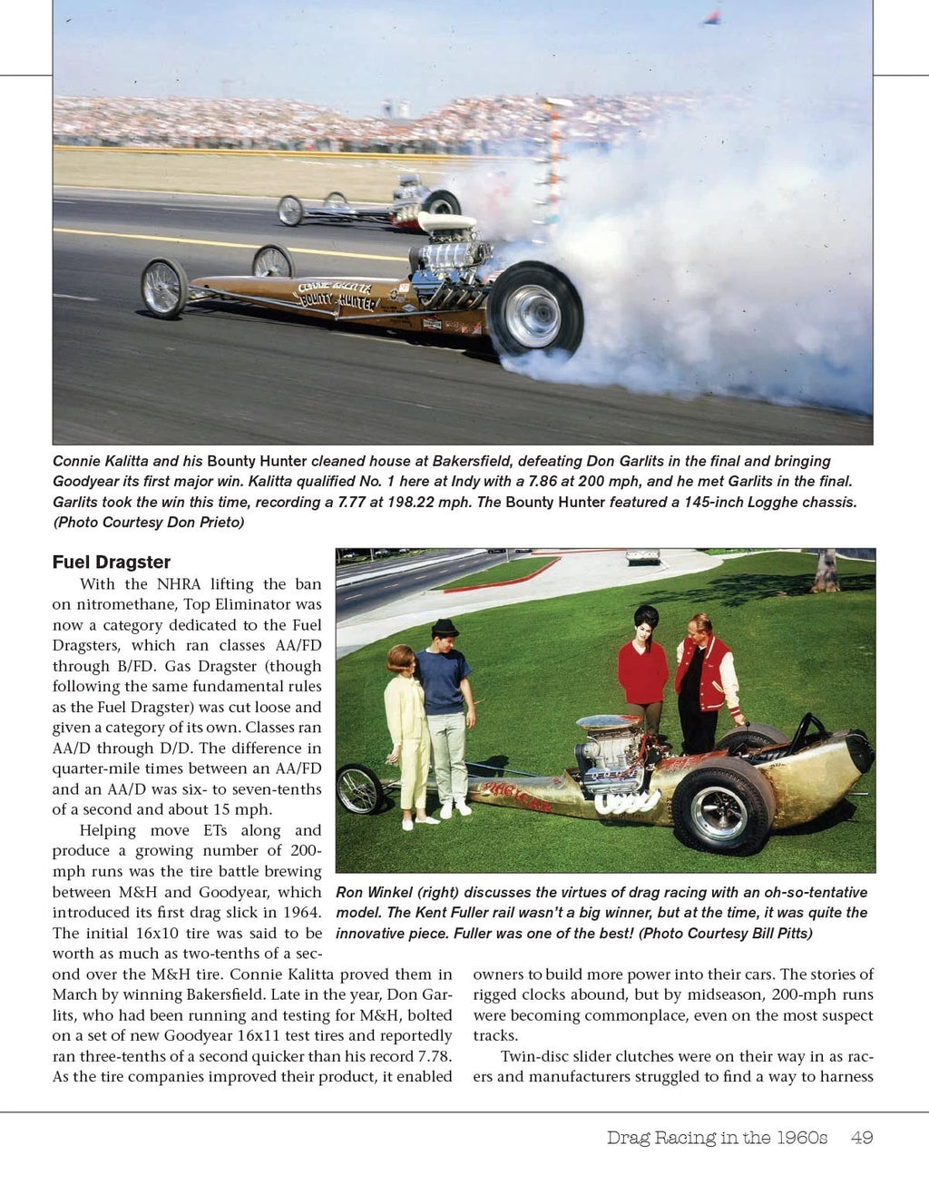 Drag Racing Book: The Evolution in Race Car Technology (1960s)